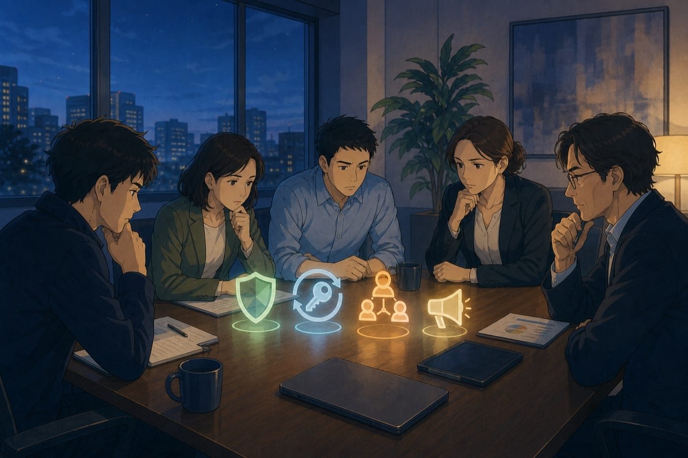 ภาพประกอบ: ทีมข้ามสายงานกำลังประสาน incident response เมื่อ supplier สำคัญถูก compromise