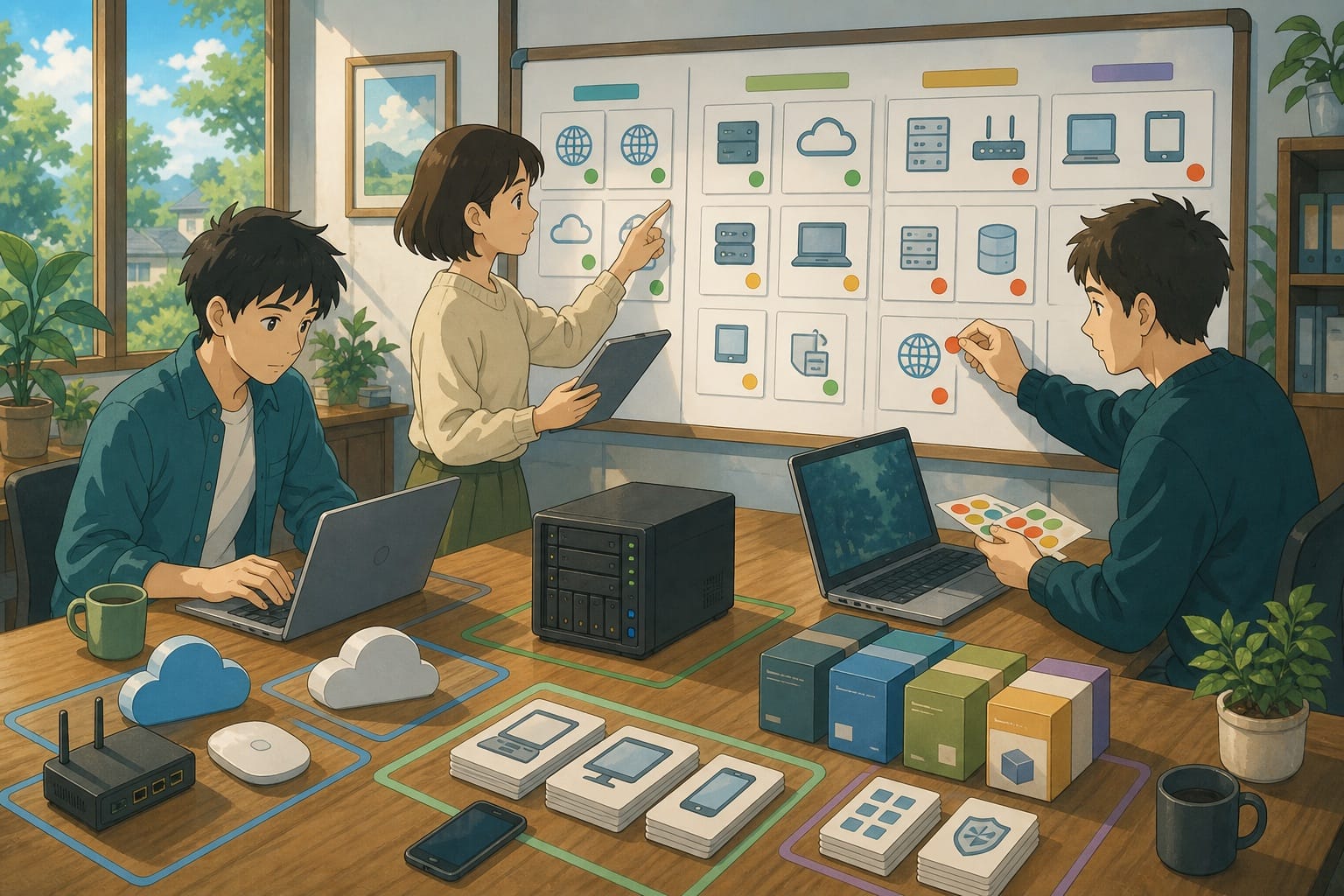 ภาพประกอบ: ทีมเล็กกำลังทำ asset inventory ก่อนเริ่มจัดการช่องโหว่
