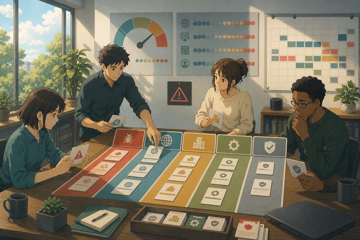 ภาพประกอบ: ทีมกำลังจัดลำดับช่องโหว่ตาม exploit, exposure, asset value และ patch window