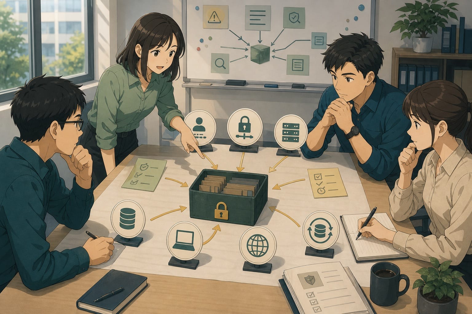 ภาพประกอบ: ทีมเลือก log สำคัญจาก identity, network, application, endpoint และ backup