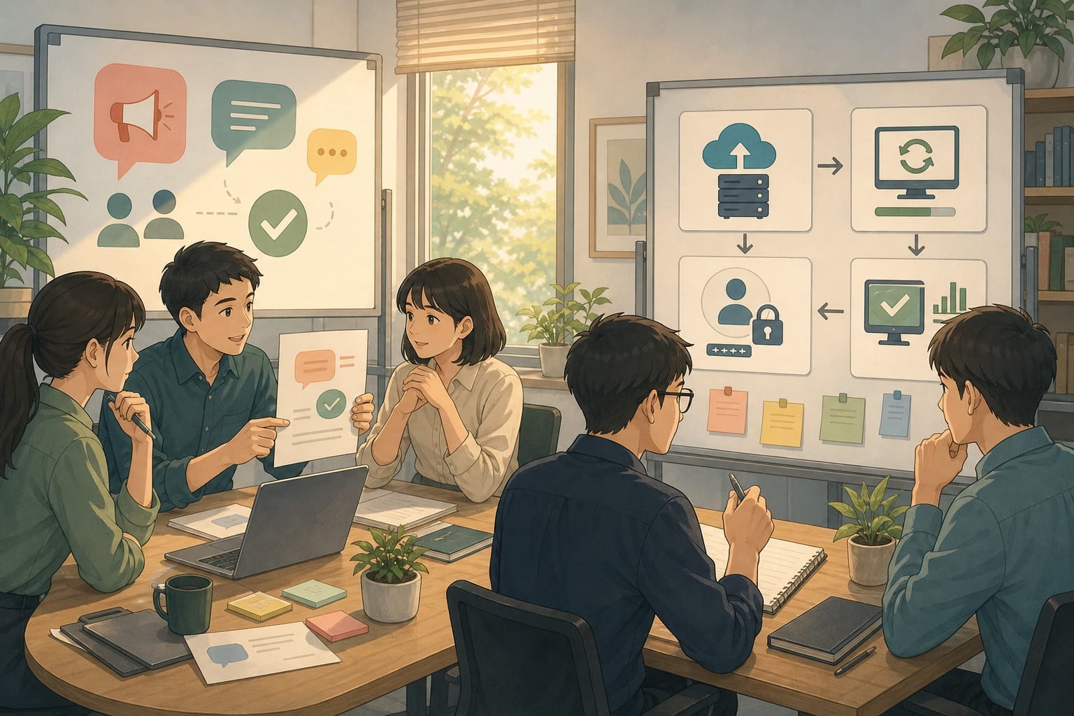 ภาพประกอบ: ทีม SME เตรียมการสื่อสารและ recovery หลัง incident อย่างรอบคอบ