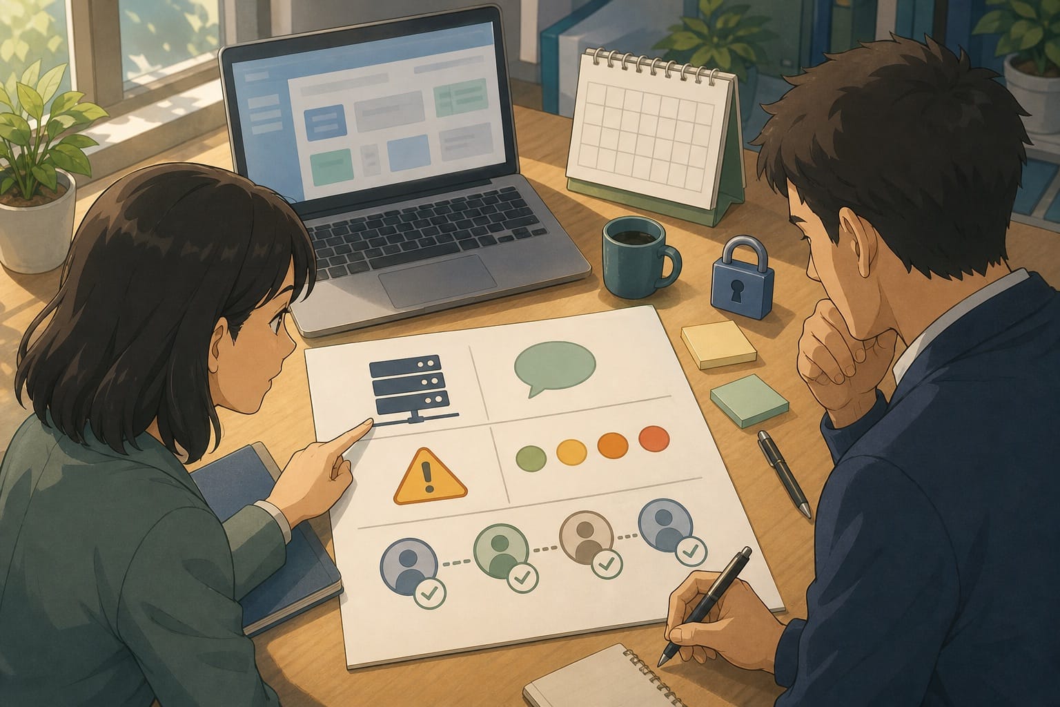 ภาพประกอบ: consultant และ system owner บันทึก security exception ลงทะเบียนแบบ icon-only ก่อนอนุมัติ