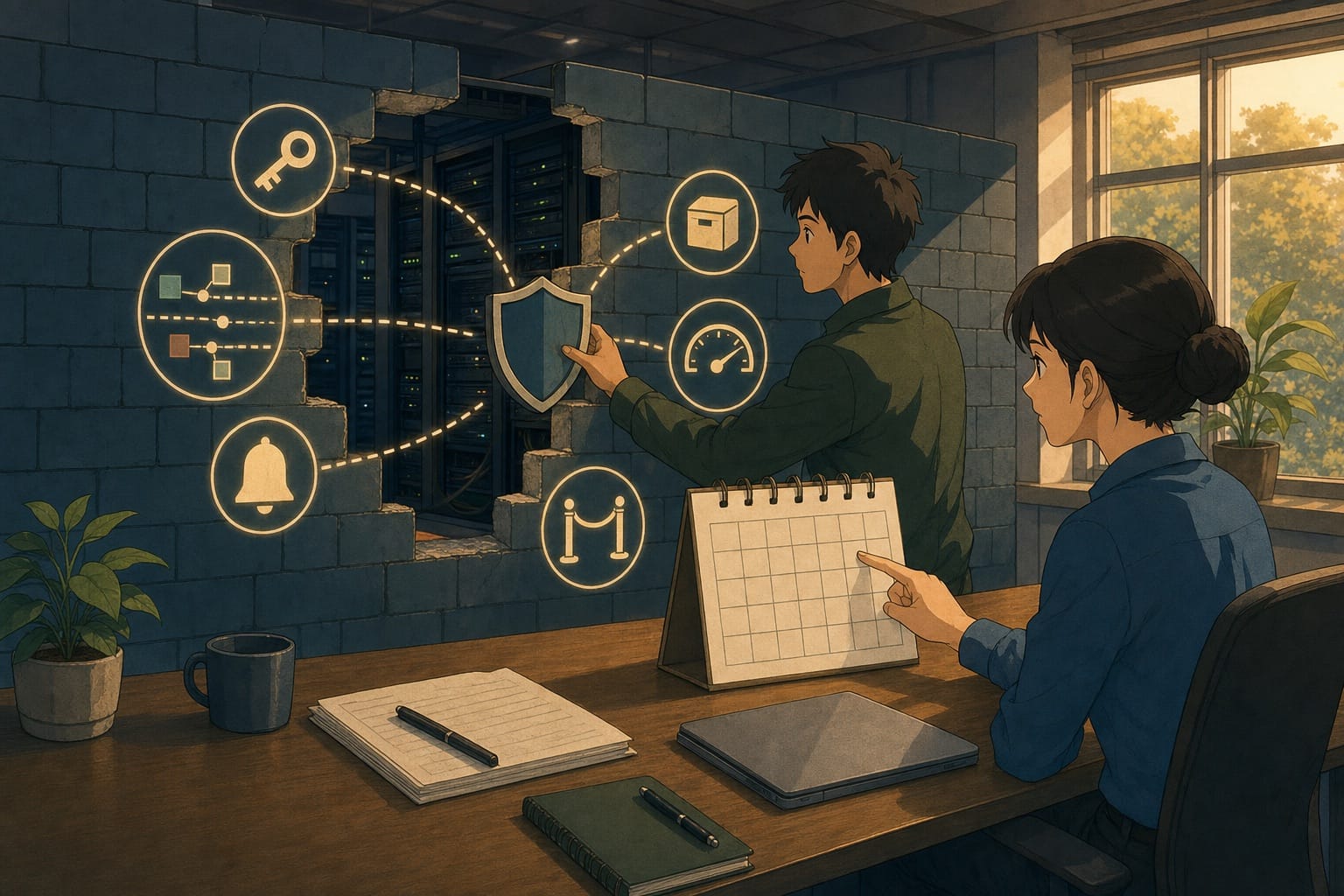 ภาพประกอบ: ทีมใช้ compensating controls หลายชั้นปิดช่องว่างชั่วคราวของระบบที่ยังแก้ไม่ได้