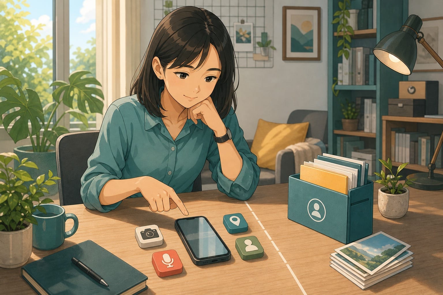 ภาพประกอบ: คนทำงานทบทวน app permission และแยกพื้นที่ข้อมูลส่วนตัวออกจากข้อมูลงาน