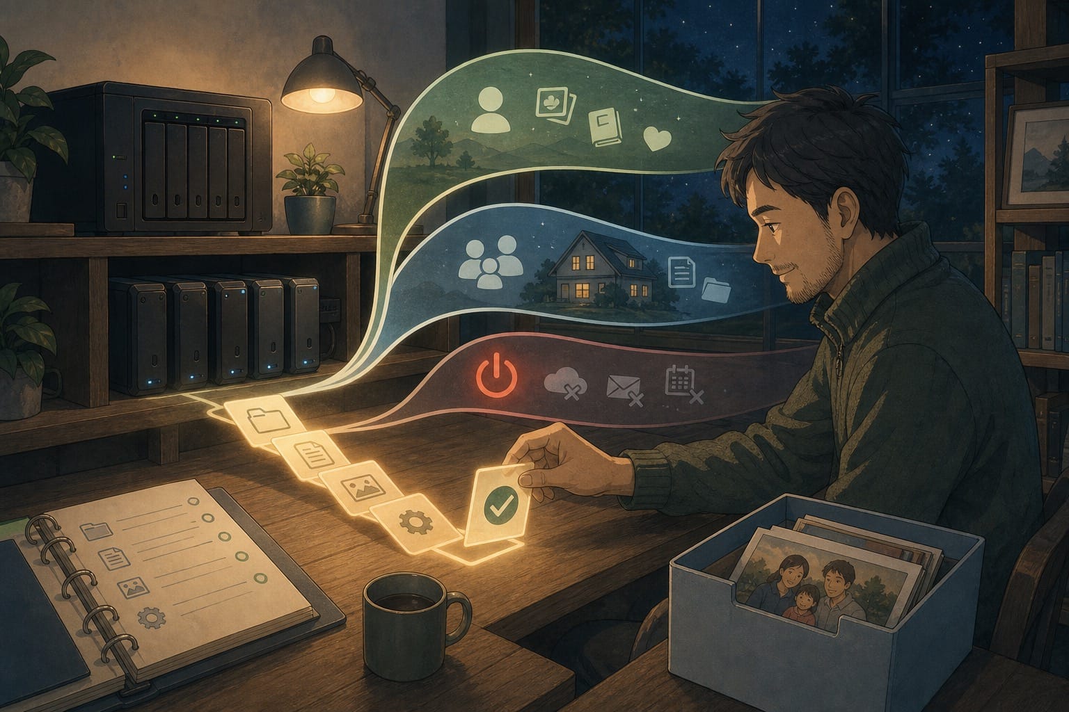 ภาพประกอบ: backup, documentation และ privacy boundary สำหรับแผน digital legacy