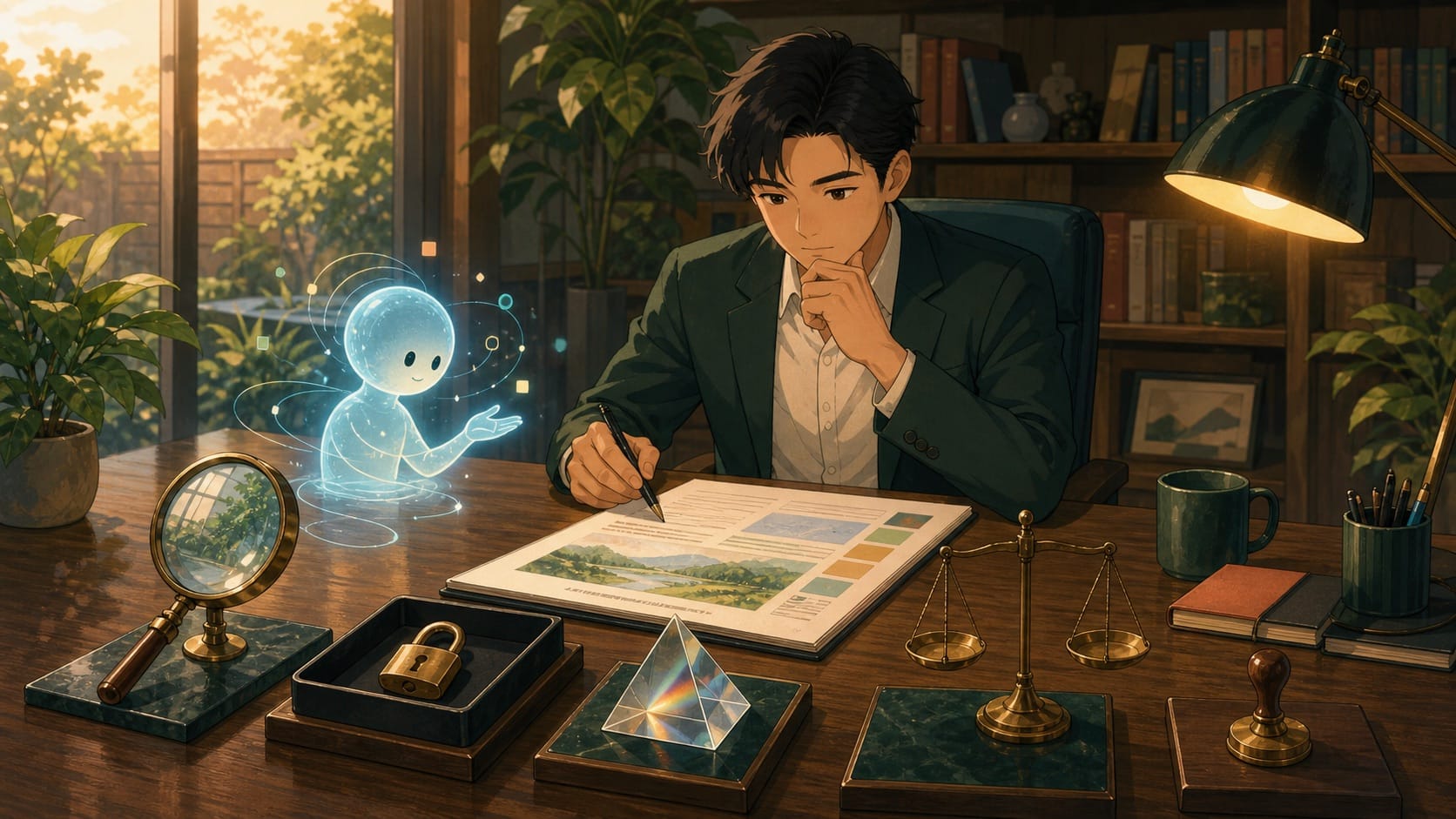 ผู้ตรวจงานพิจารณาเอกสารที่ AI ช่วยร่างผ่านด่านหลักฐาน ความลับ สมมติฐาน อคติ และการอนุมัติ