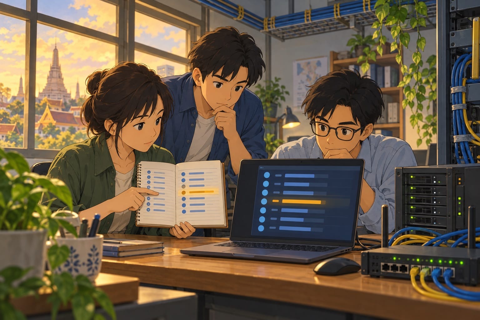 ทีมเล็กเทียบสมุดอ้างอิงกับค่าที่ใช้อยู่บนระบบเว็บ